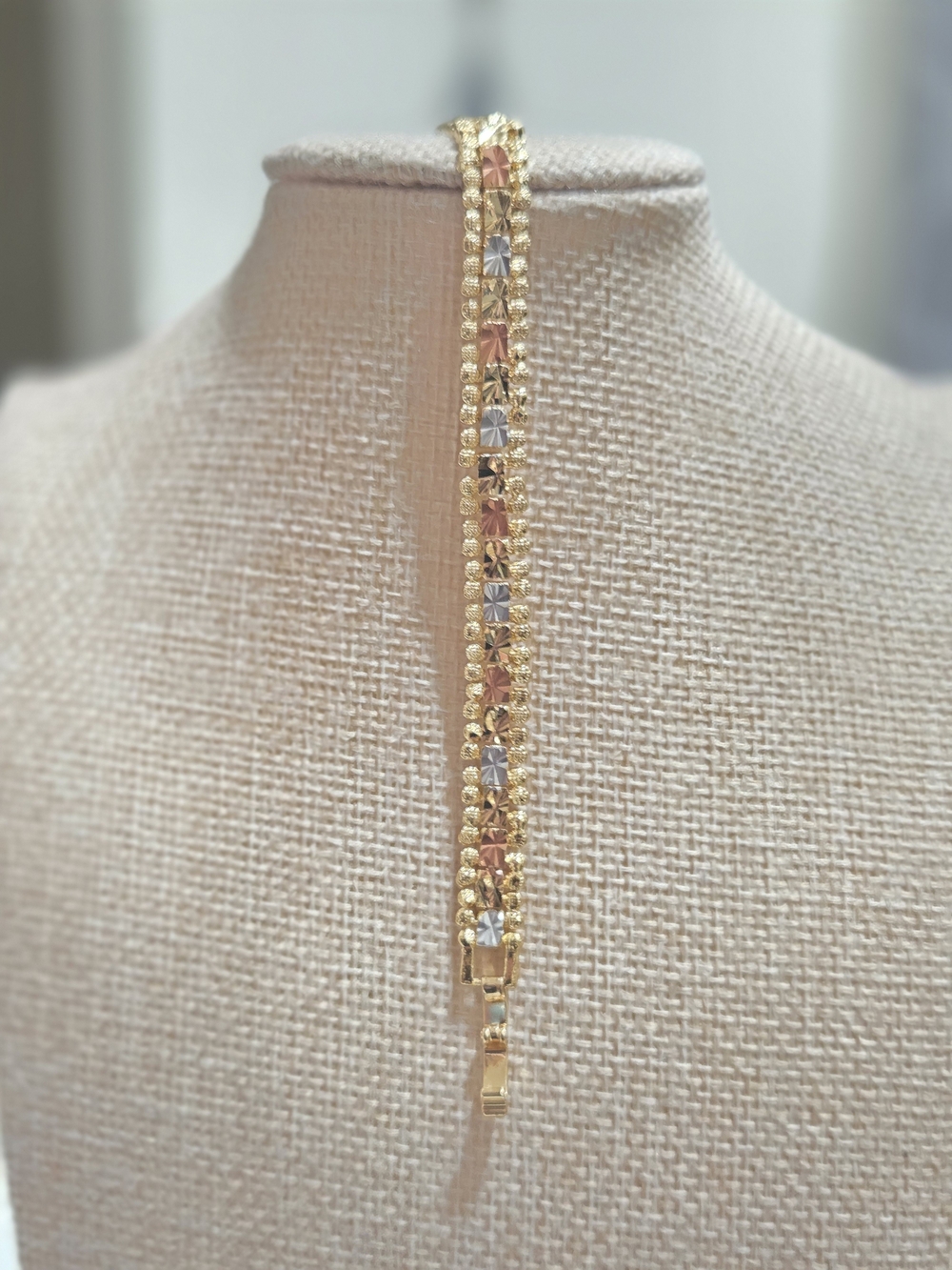 Tri-Tone Gold Women's Bracelet